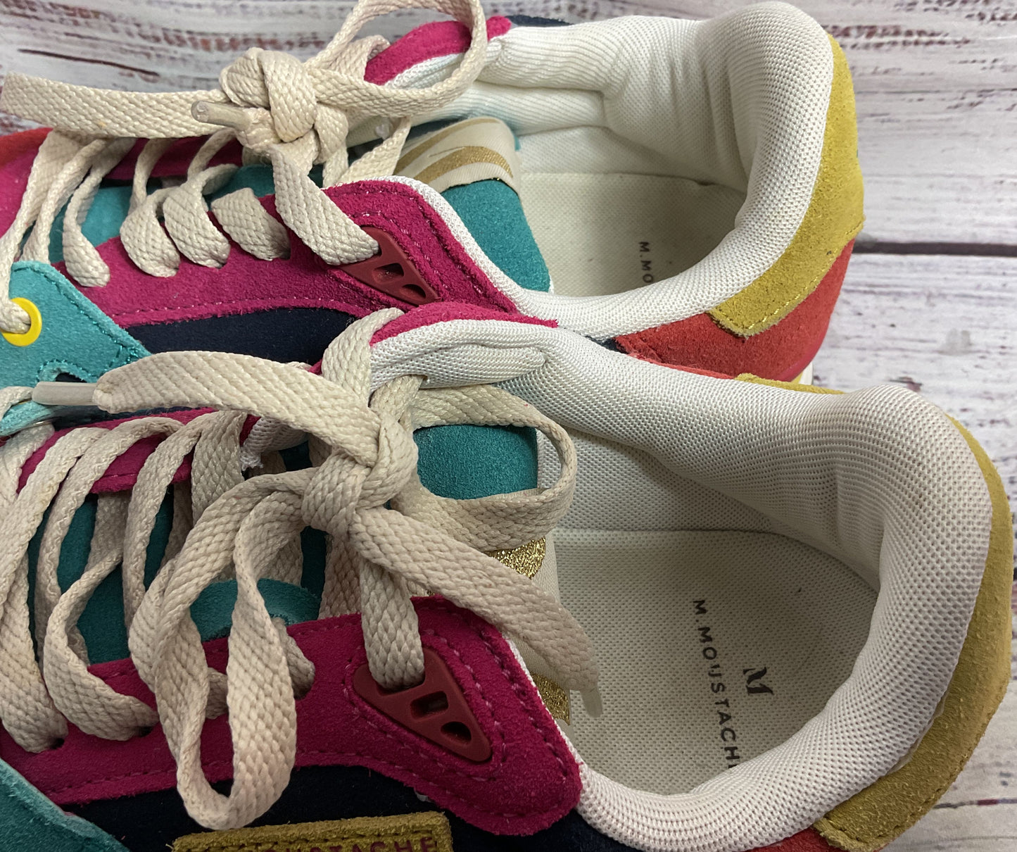 M. Moustache Women's Vegan Andrée Sneakers Multicolor 38