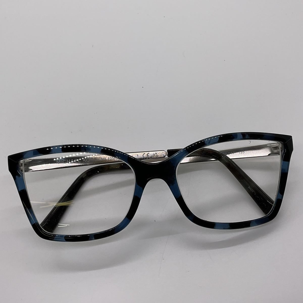 MICHAEL KORS MK4058 Caracas Blue Rectangle Eyeglasses- 52[ ]17 135 (FRAMES ONLY)