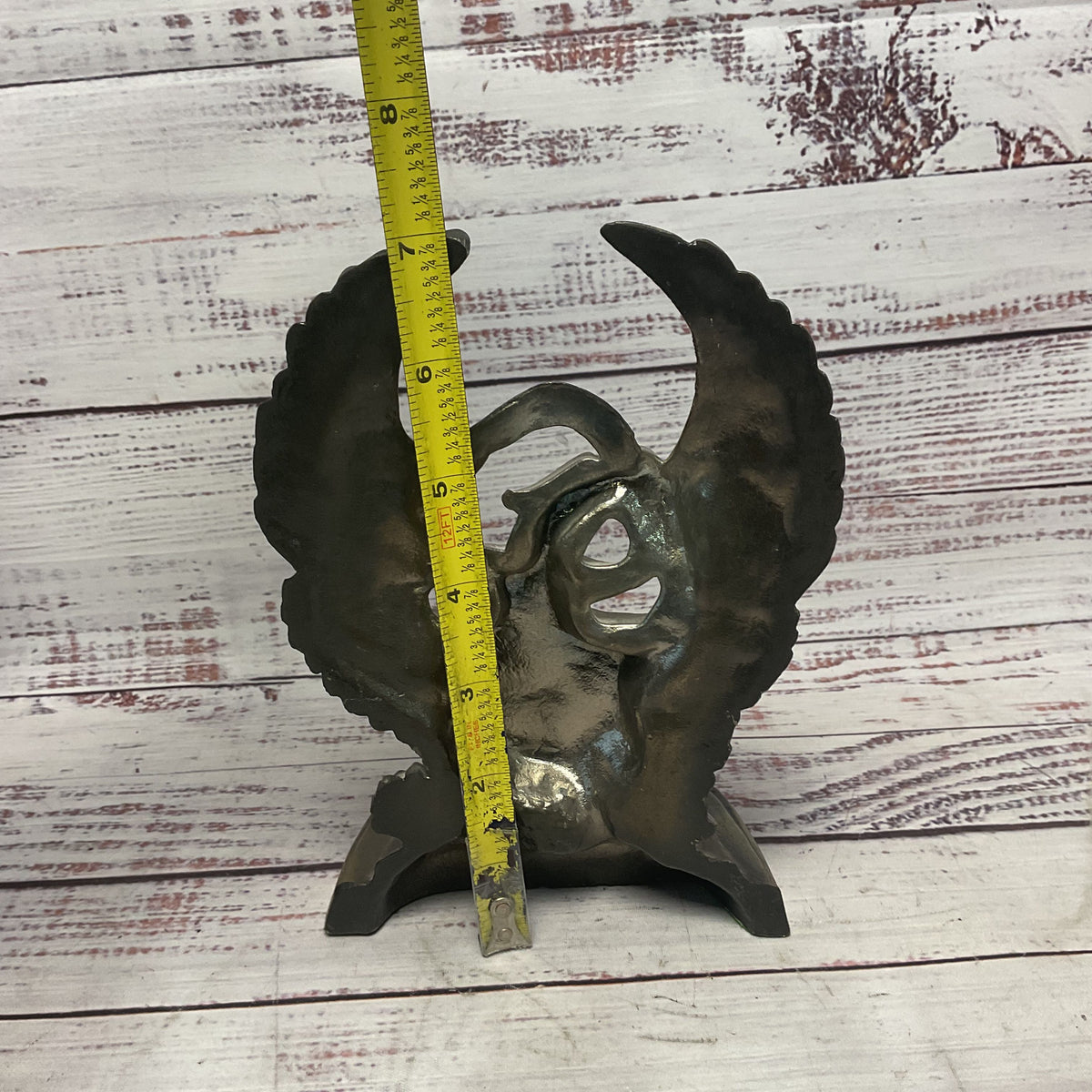 American Federal Eagle E Pluribus Unum Brass Singular Bookend 5"x7"