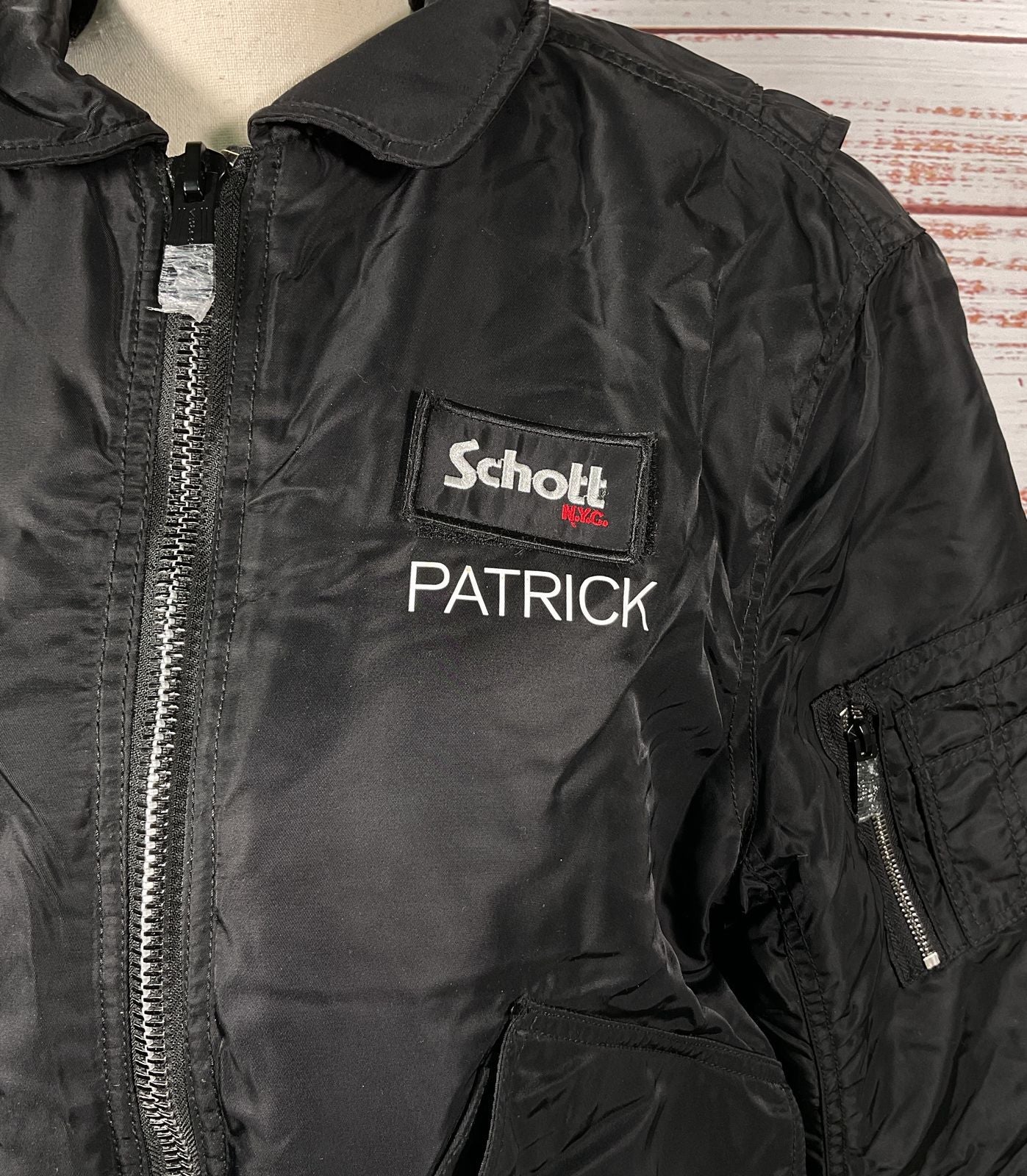 Schott Billie Eilish 1 By 1 Tour Patrick Crew Jacket Black XL