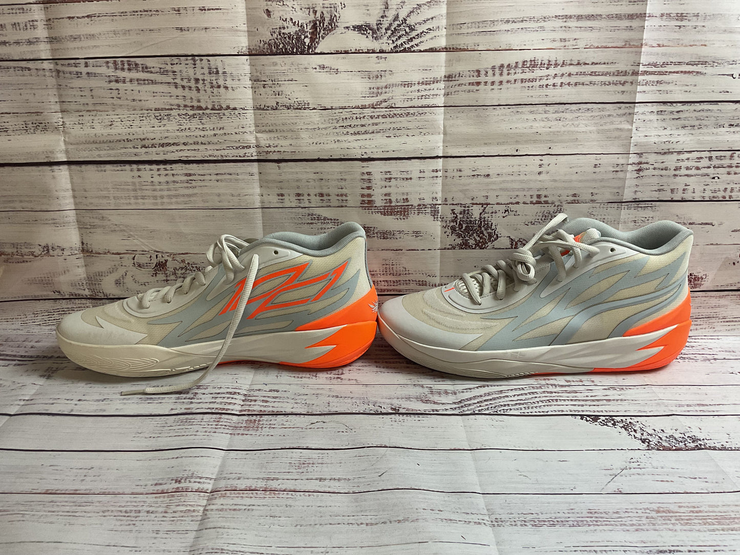 Puma LaMelo Ball MB.02 Grey Sneakers Shoe Men 13