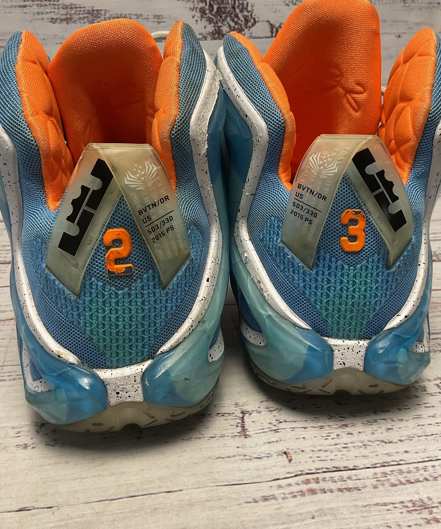 Nike LeBron 12 Elite Elevate Blue Athletic Sneaker Shoe Men Size 12