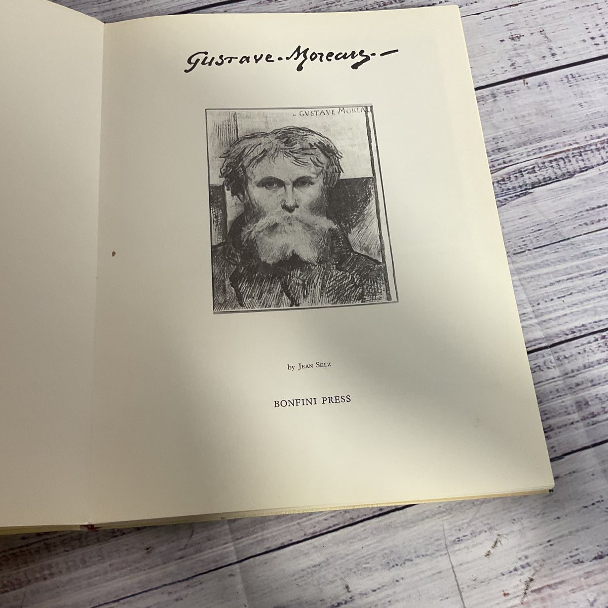 GUSTAVE MOREAU CROWN ART LIB By Jean Selz - Hardcover *FAIR CONDITION*