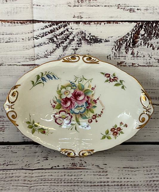 Hammersley Millington Sprays Bone China Soap Dish Multicolor