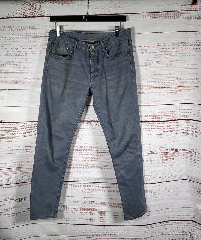 Men's Burberry Brit Bluegray Jeans Size 30 X 34 AS IS