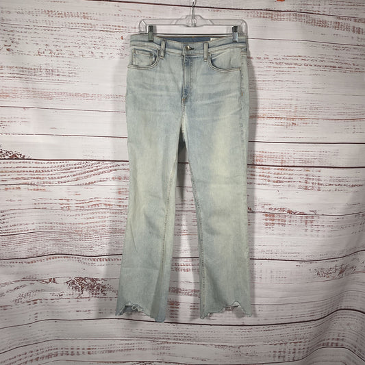 Rag & Bone Hana High Rise Ankle Bootcut Faded Light Blue Jeans Pants - Size 28