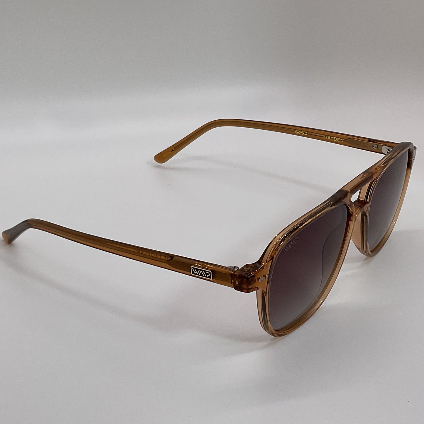 WMP Avi012 Hayden Women's Clear Brown Sunglasses- 54[ ]17 145
