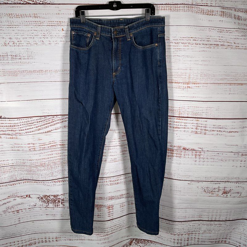 Edwin International Basic Blue Denim Straight Leg Jeans - Size 33