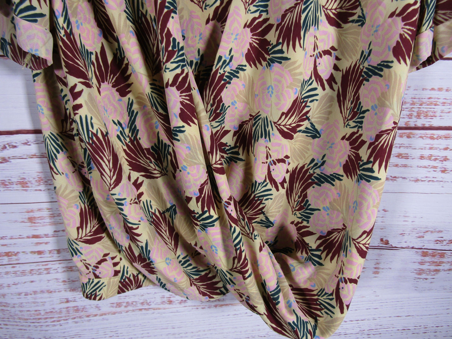 Scotch & Soda Women's Floral Print Open Front Blouse Size 4