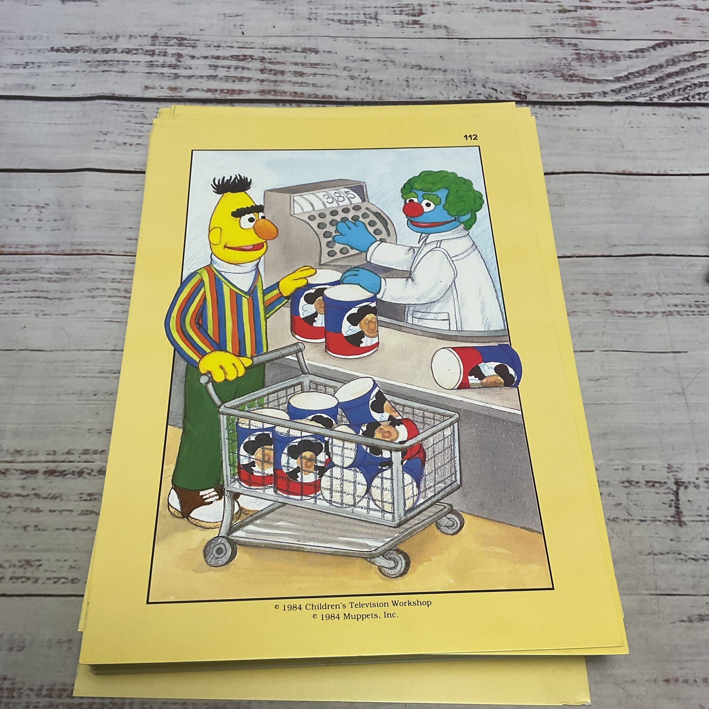 Sesame Street Large Picture Cards English As Second Language 75 Cards