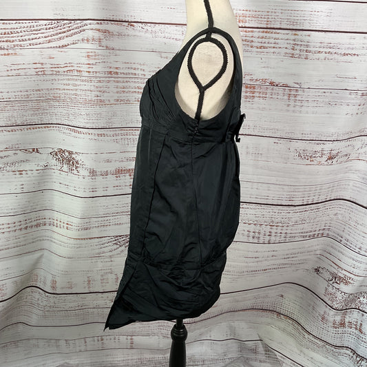 Nina Ricci Black Ruffled Bow Tie Tank Dress - Size 42