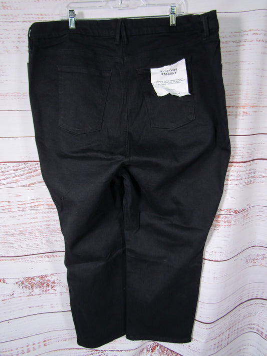 Good American Good Legs Women's Black Straight Jeans Size 8