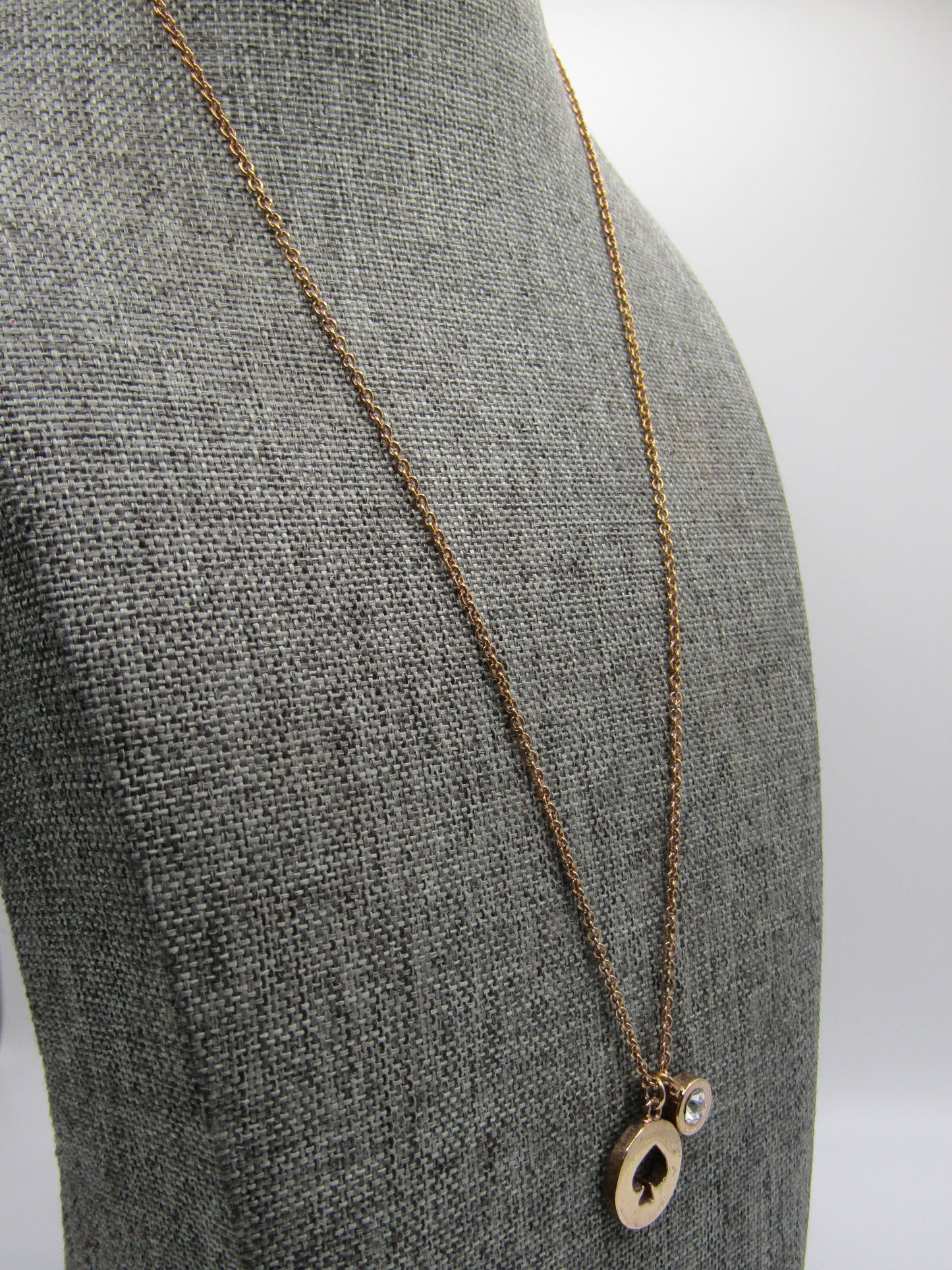 Kate Spade New York Spot the Spade Gold Plated Pendant Necklace