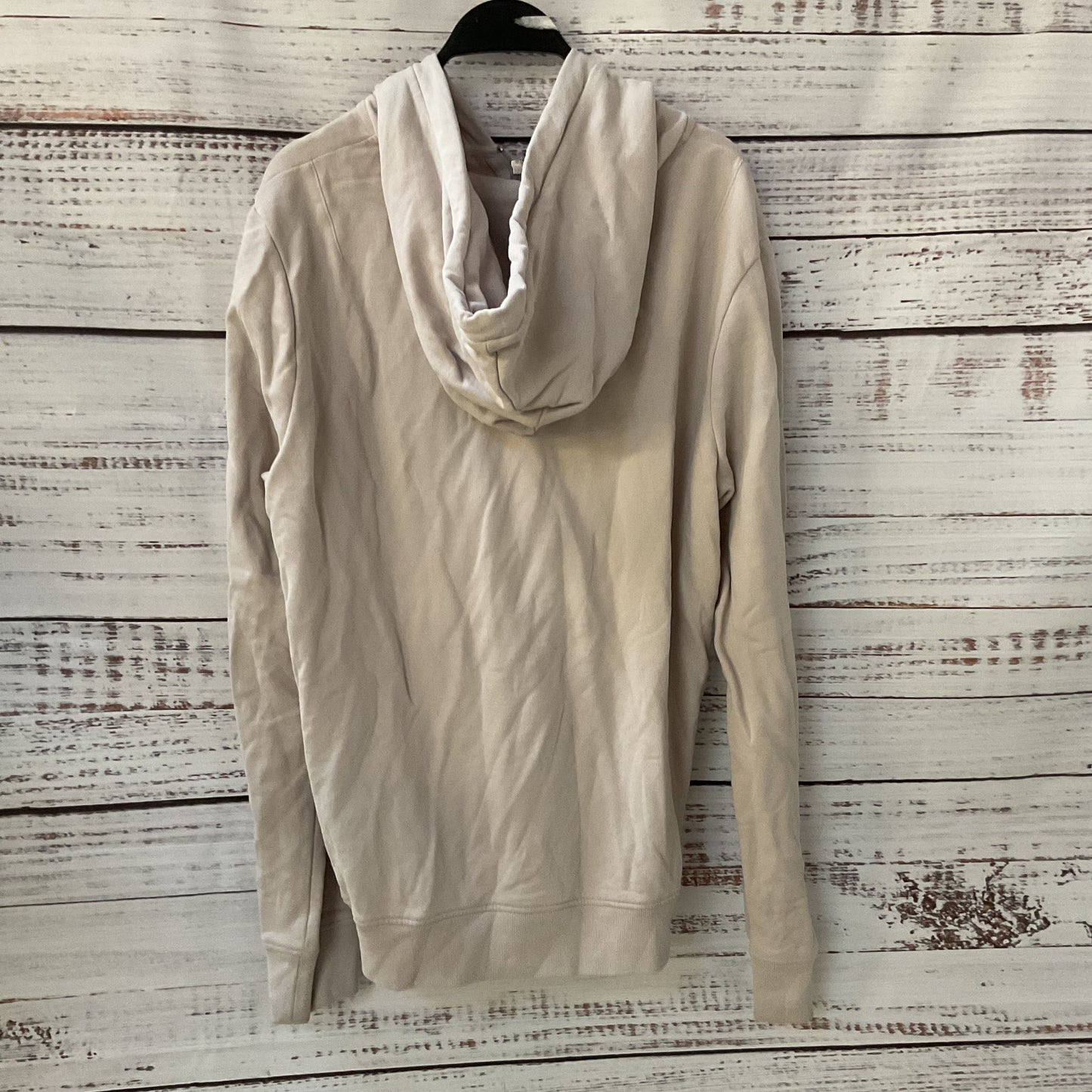 ALL SAINTS Women's Taupe Zip Up Hoodie - SZ L