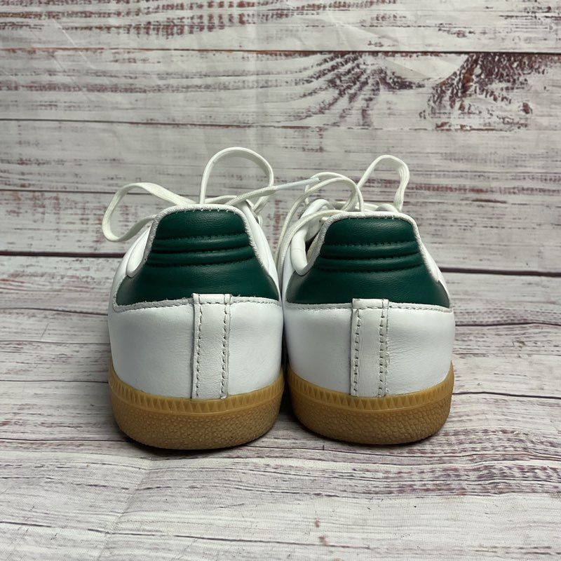 Adidas Samba Green & White Leather Youth Sneaker Children's Size 3