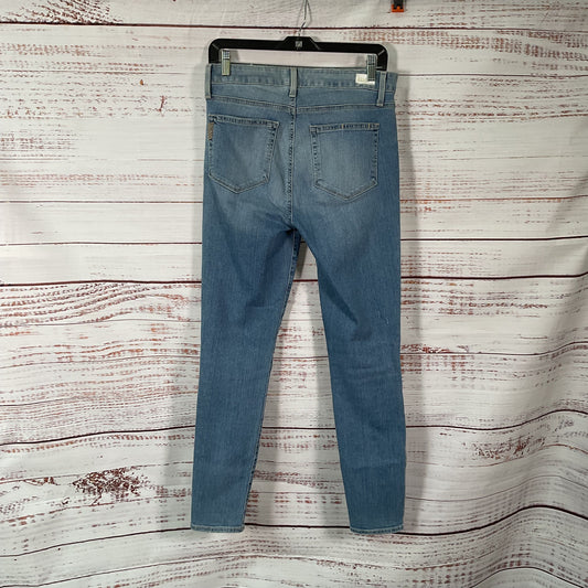 Paige Hoxton Ankle Blue Silver Stripe Jeans Pants - Size 29