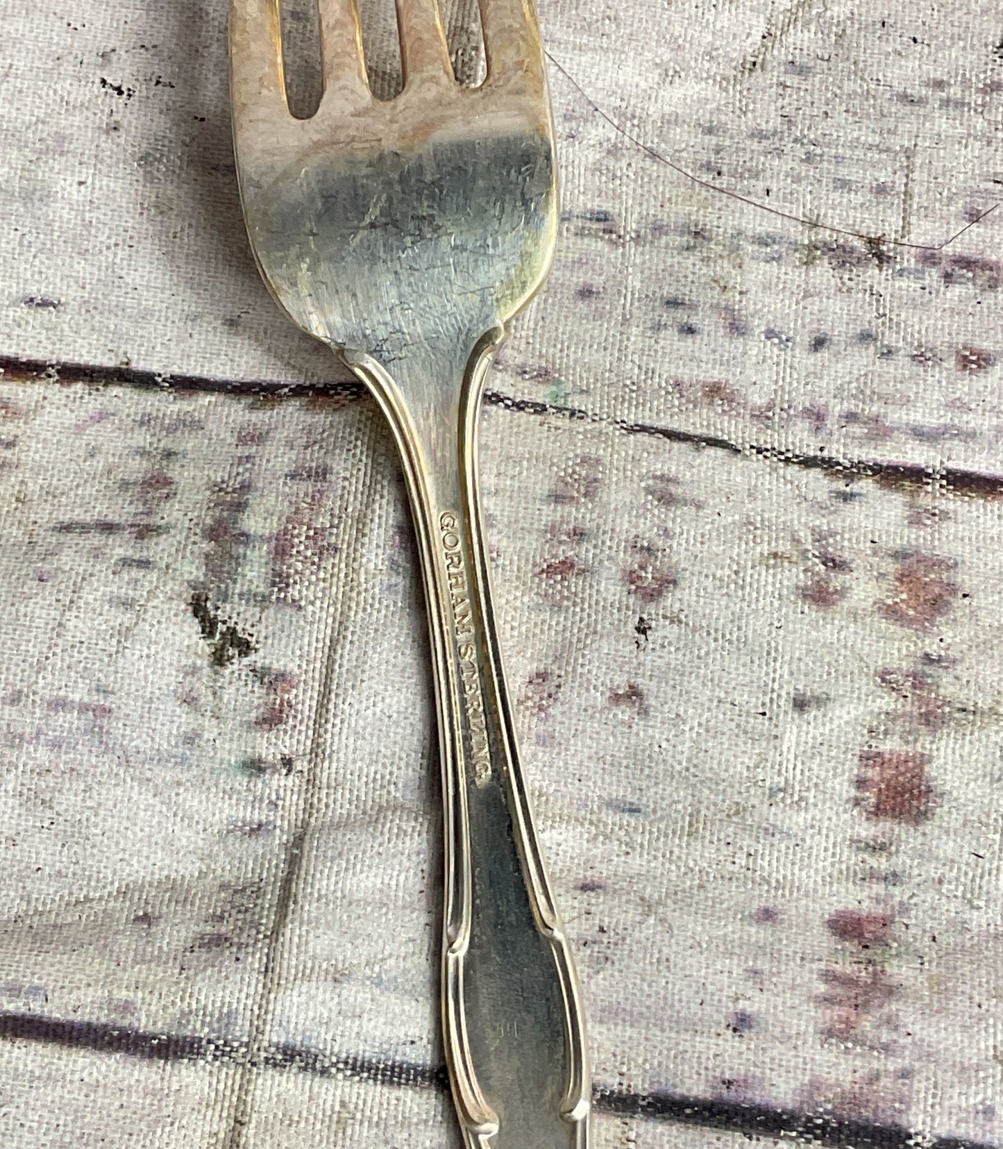 Gorham Vintage Set of 12 Rondo Dinner Forks Sterling Silver