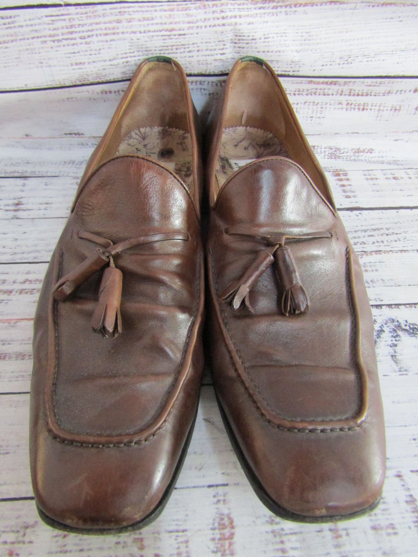 Paul Smith Men's Brown Loafer Tassel Loafers Size 10 Made in Italy
