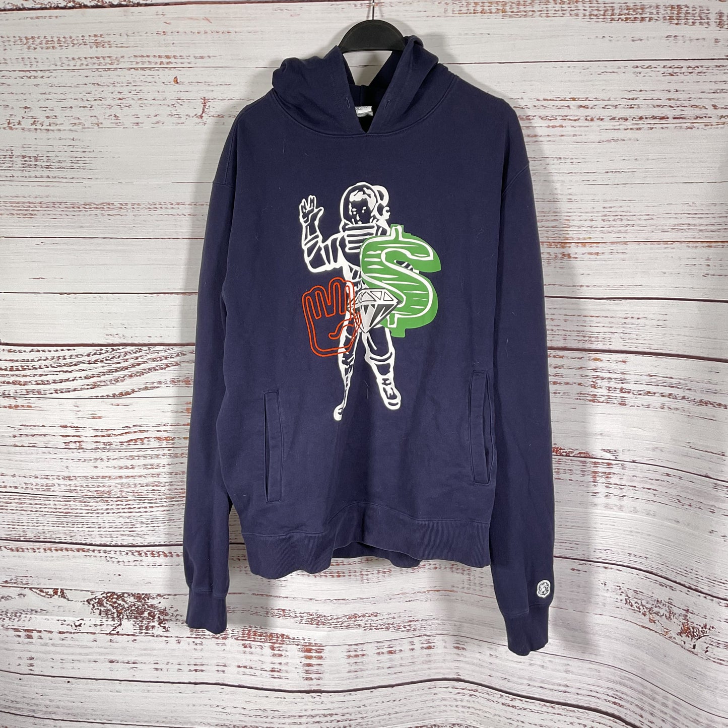 Billionaire Boys Club BB Icon Evening Blue Hoodie Jacket - Size XXL