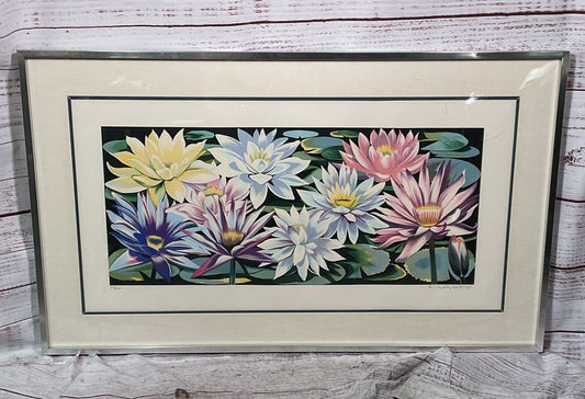 Water Lily II Print by Lowell Nesbitt Signed Framed Print