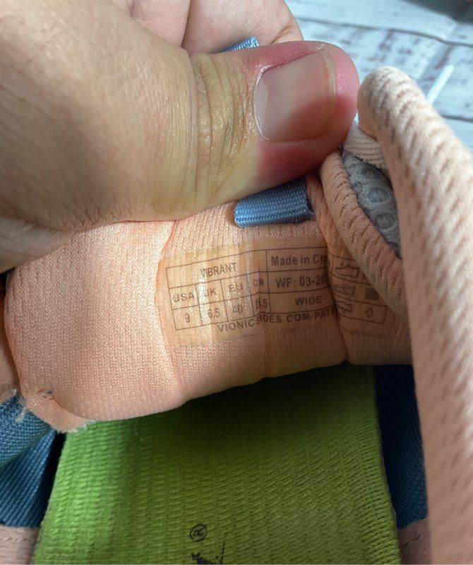 Vionic Walk Strider Blue Women's Walking/Running Shoes Size 9 US