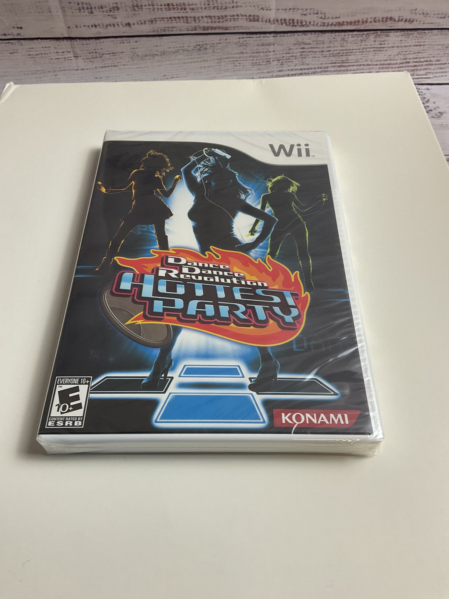 Wii Konami Dance Dance Revolution Hottest Party New With Dancepad