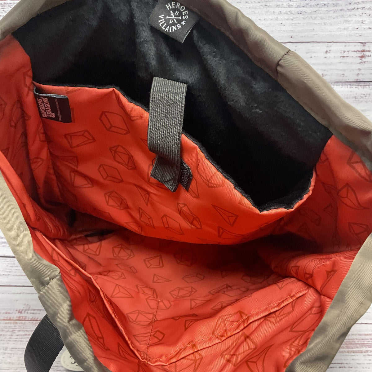 Heroes & Villains Dungeons & Dragons Multicolor Drawstring Backpack