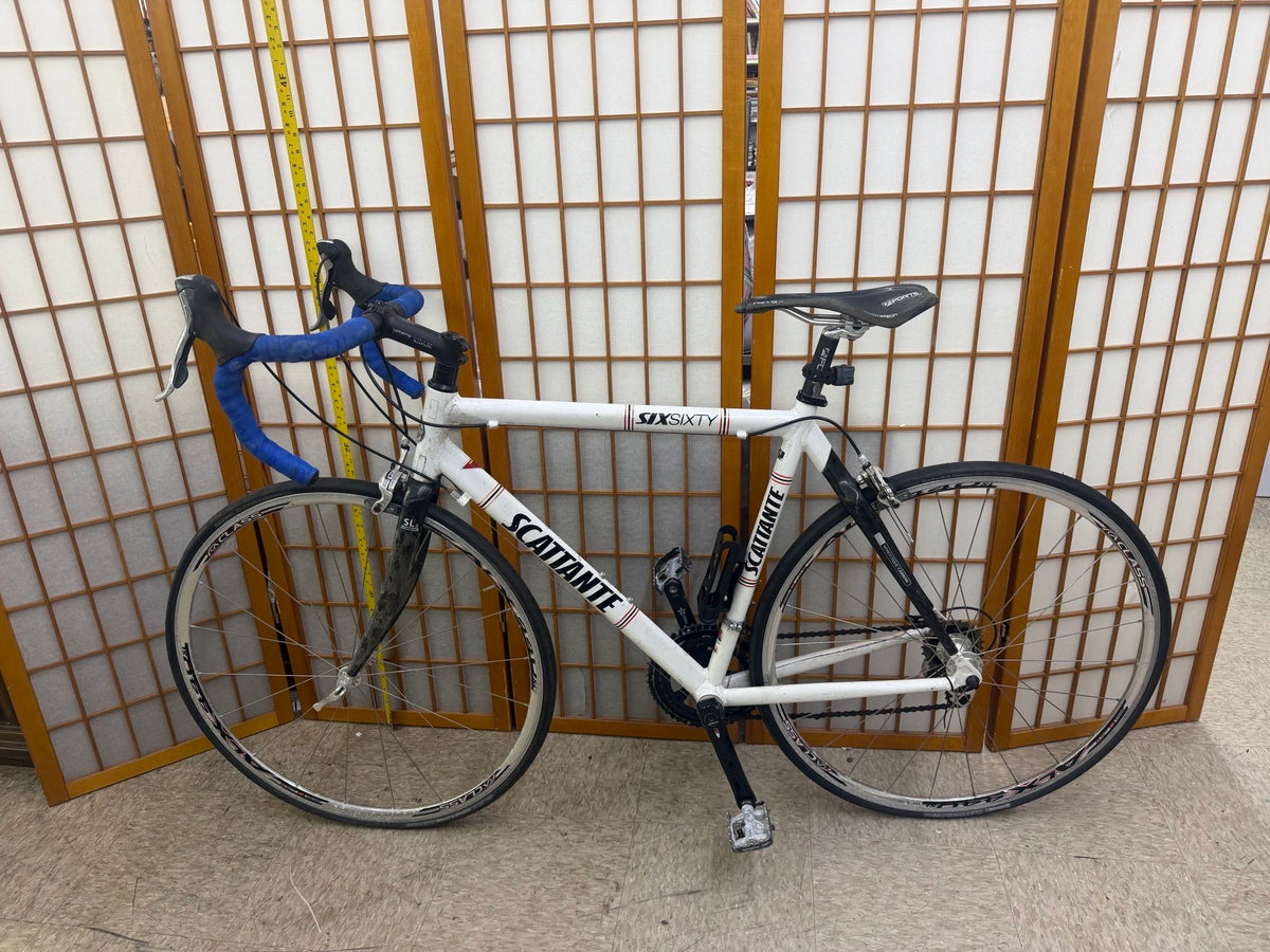 Scattante Six Sixty Road White Steel Bike PICK UP ONLY