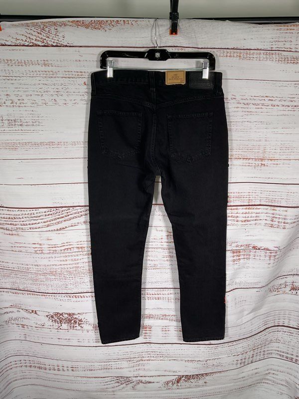 Polo Ralph Lauren Rope Dyed Avery Boyfriend Black Beaded Aztec Jeans Women's 28