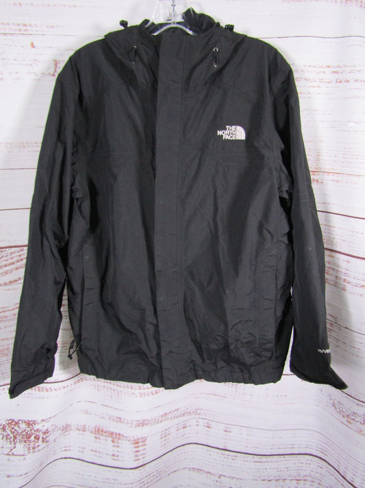 The North Face Men's Black Hooded Full Zip Jacket Size M