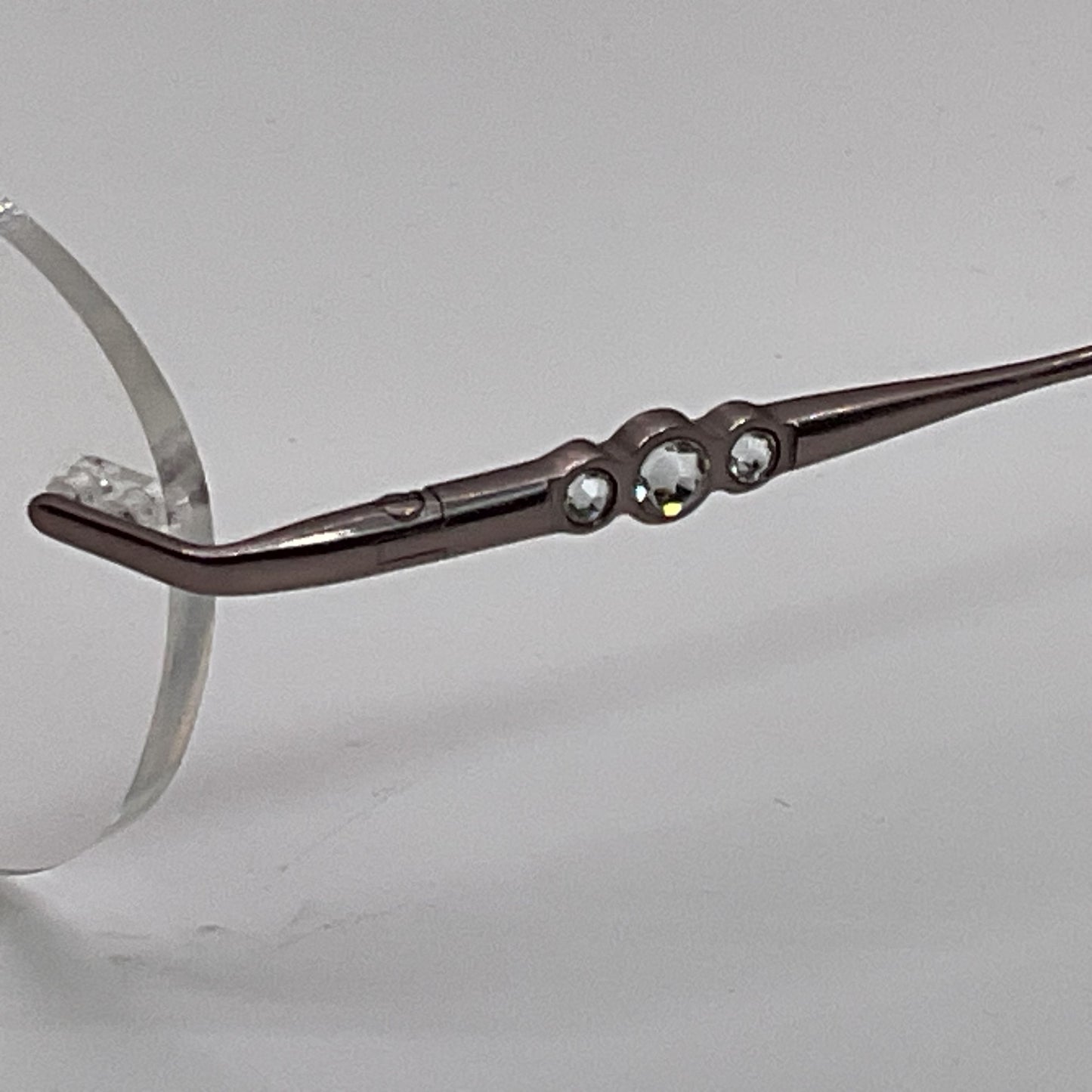 AIRLOCK Embrace Titanium Women's Rhinestone Eyeglasses 53[ ]18 140 (FRAMES ONLY)