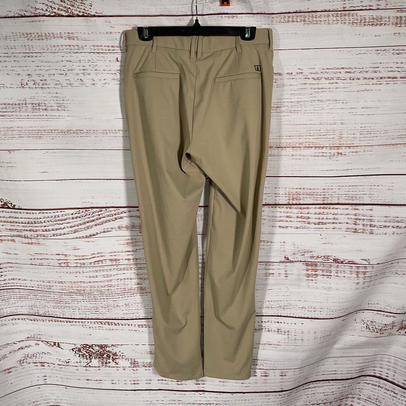 Johnnie-O Momentum Stretch Knit Performance Slacks Khaki Pants - Size 30x30
