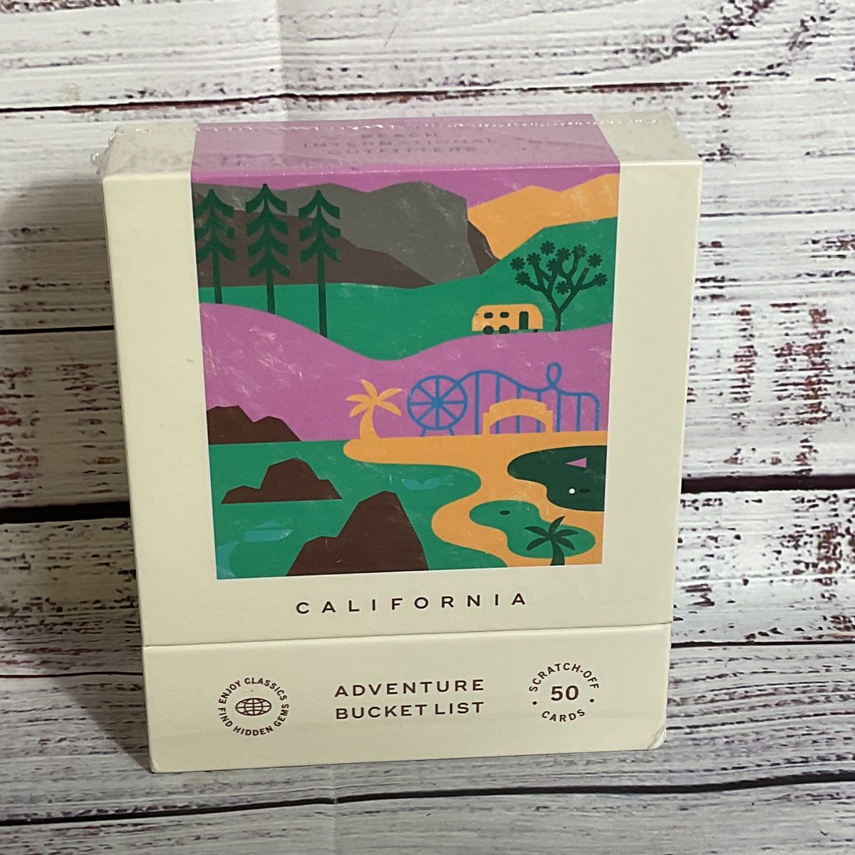 NEW SEALED RIO California 50 Card Adventure Bucket List