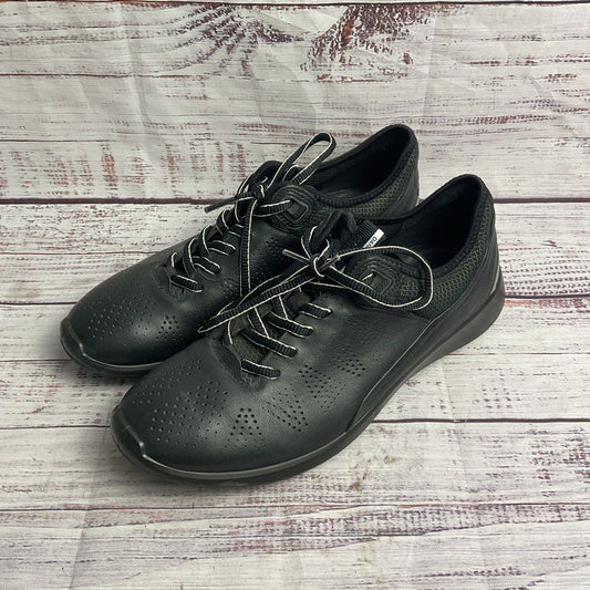 Ecco Soft 5 Black Leather Sneaker Women's Size 9 US