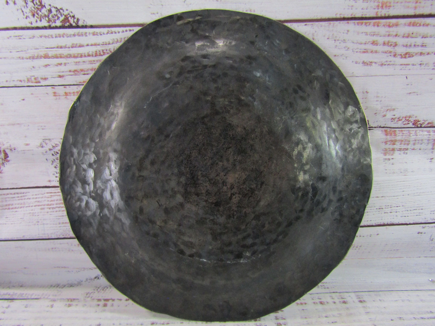 Hammered Brass Decorative Plate