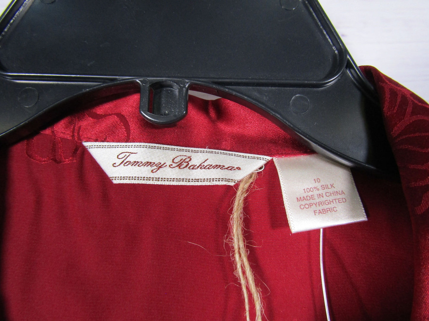 Tommy Bahama Hibiscus Holiday Women's Floral Silk Tie Top Blouse Size 10