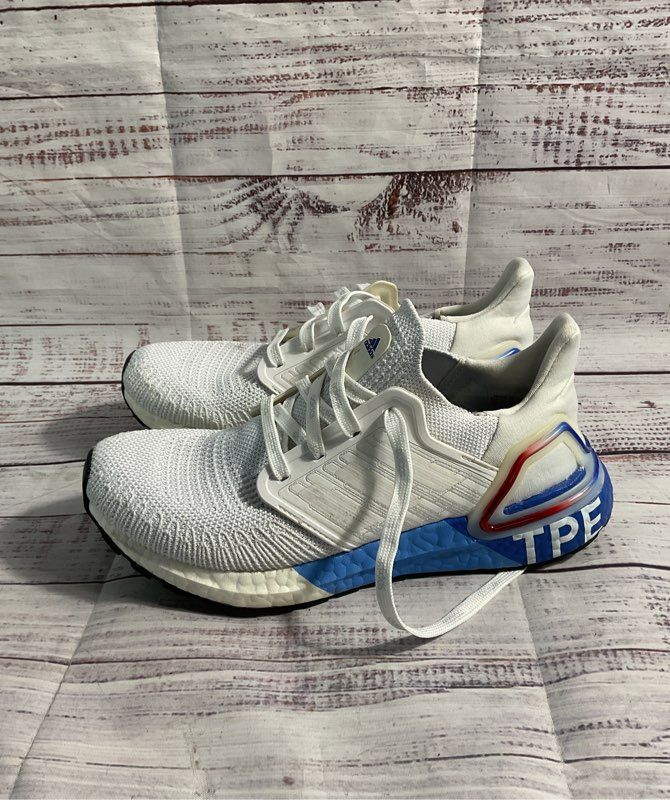 Adidas UltraBoost 20 City Pack - Taipei Size 5.5 White/Blue/Red