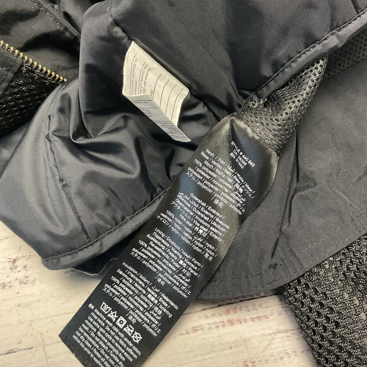 Can-Am Black Mesh Double Layered Motorcycle Riding Jacket - Size S