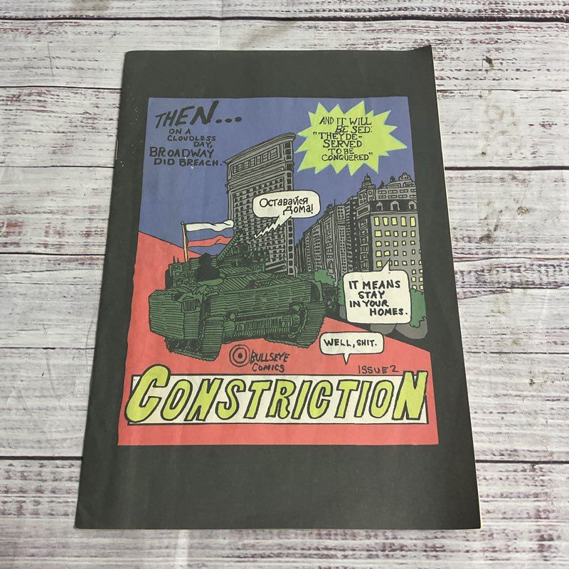 Bullseye Comics Issue #2: Constriction Independent Art Zine By Chris Kursel