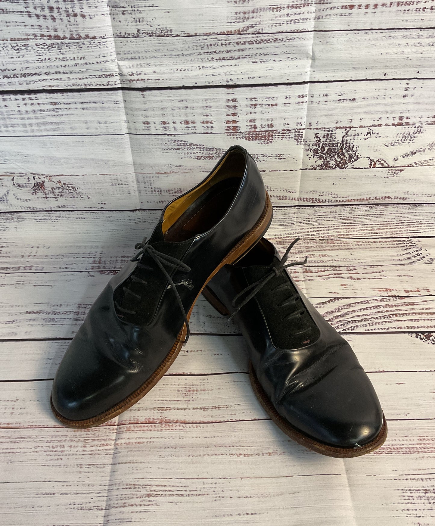 Paul Smith Black Bari Dress Shoe Men 9