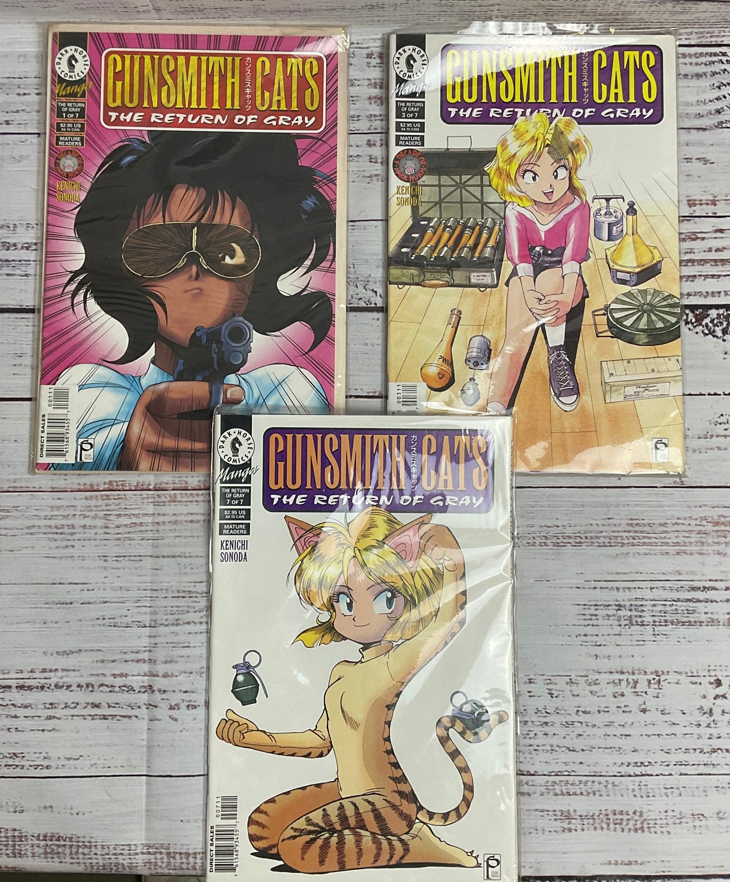 LOT 1996 *Near Mint* Gunsmith Cats: The Return Of The Gray: Kenichi Sonoda
