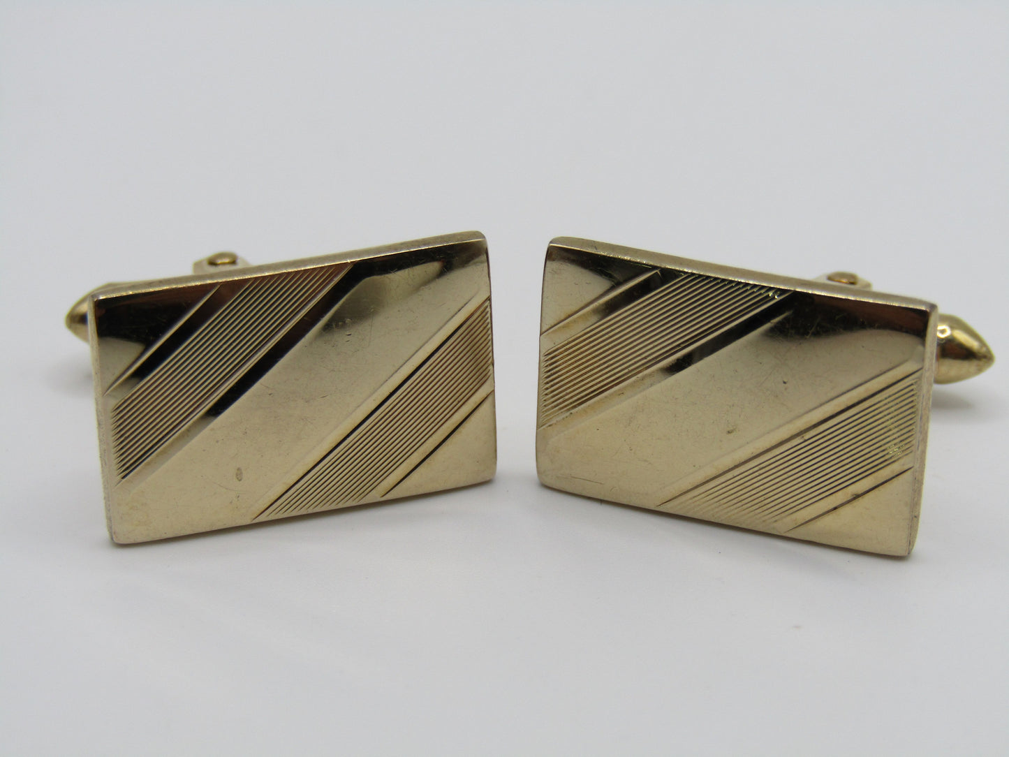 Set of 2 Vintage 12k & 14k Gold Filled Cufflinks