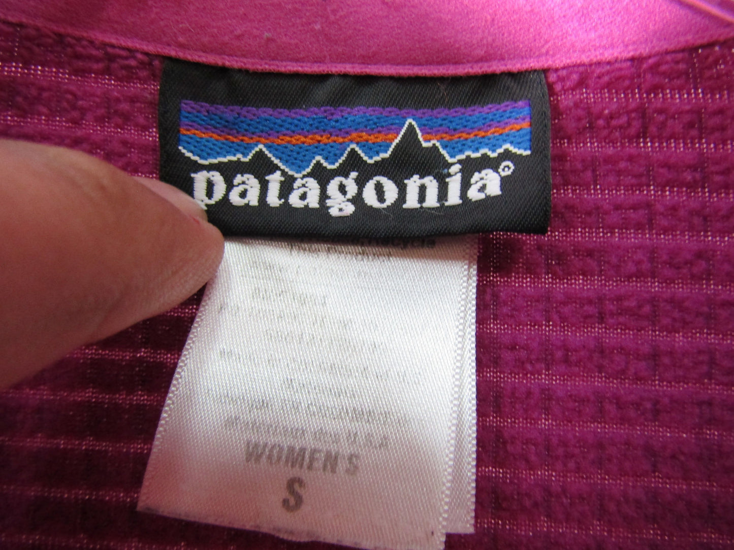 Patagonia R1 Women's Purple Full Zip Sweater Size S