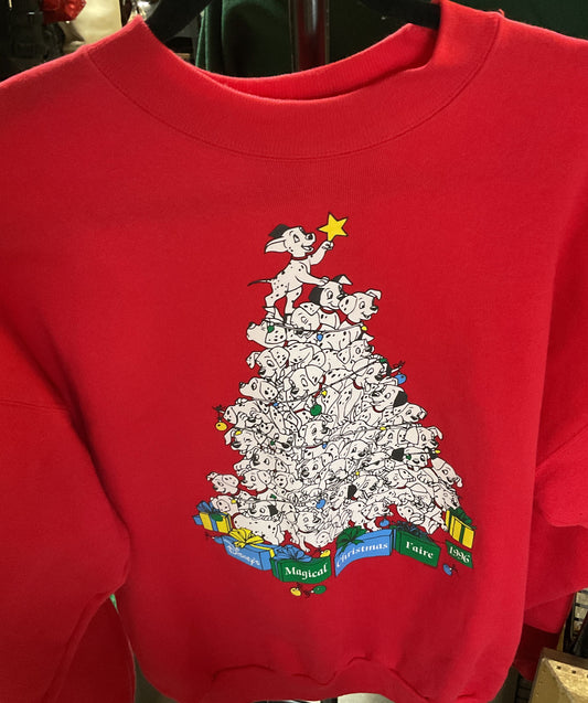 Vintage Hanes Disney Red Christmas Sweater - Size XL