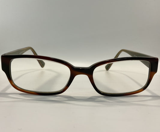 Salt Dirk Women's Brown Rectangular Eyeglasses Frame Handcrafted in Japan