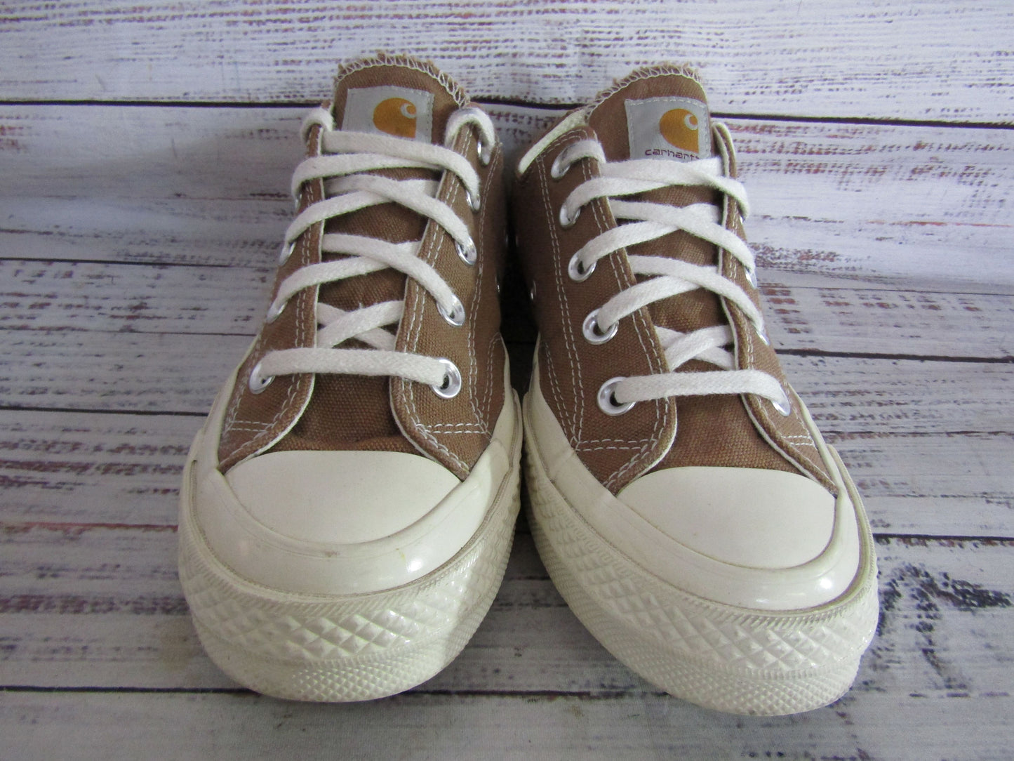 Converse x Carhartt WIP Chuck 70 Low Hamilton Brown Sneakers Size 6 165558C
