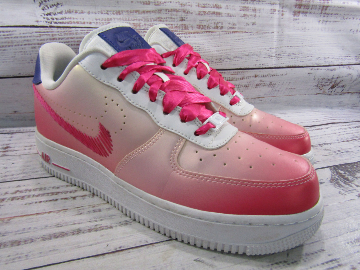 Nike Air Force 1 Kay Yow Women's Pink Low Top Sneakers Size 7.5 CT1092-100
