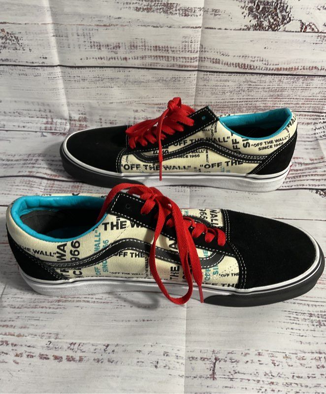 Vans Old Skool OTW Flame Off the Wall Shoes Men's 9.5 Women's 11