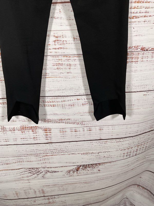 Alexander Wang Women's Black Wool Back Heel Cut Pants Size 2