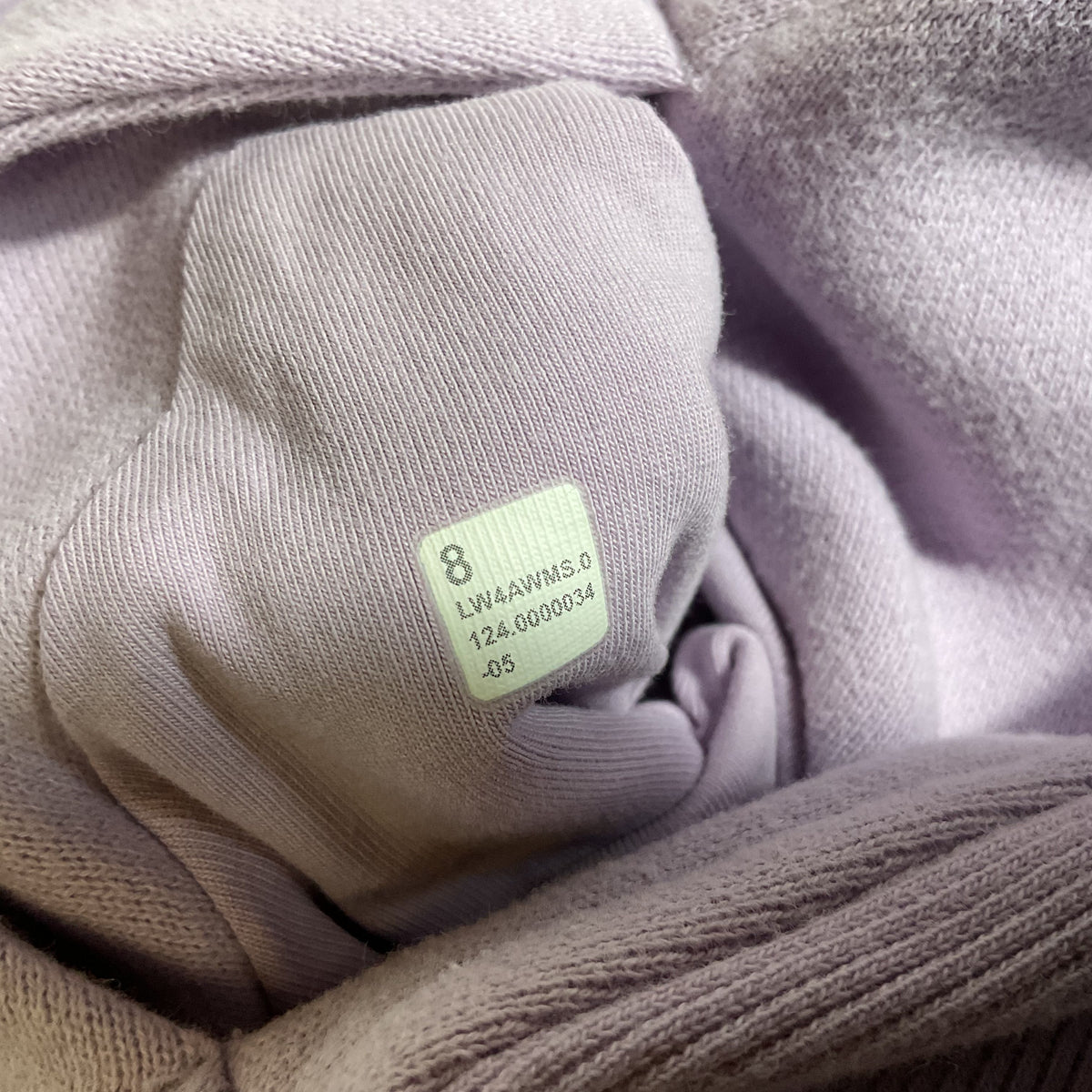 LULULEMON Scuba Women's Lavender Zip Up Hoodie- SZ 8